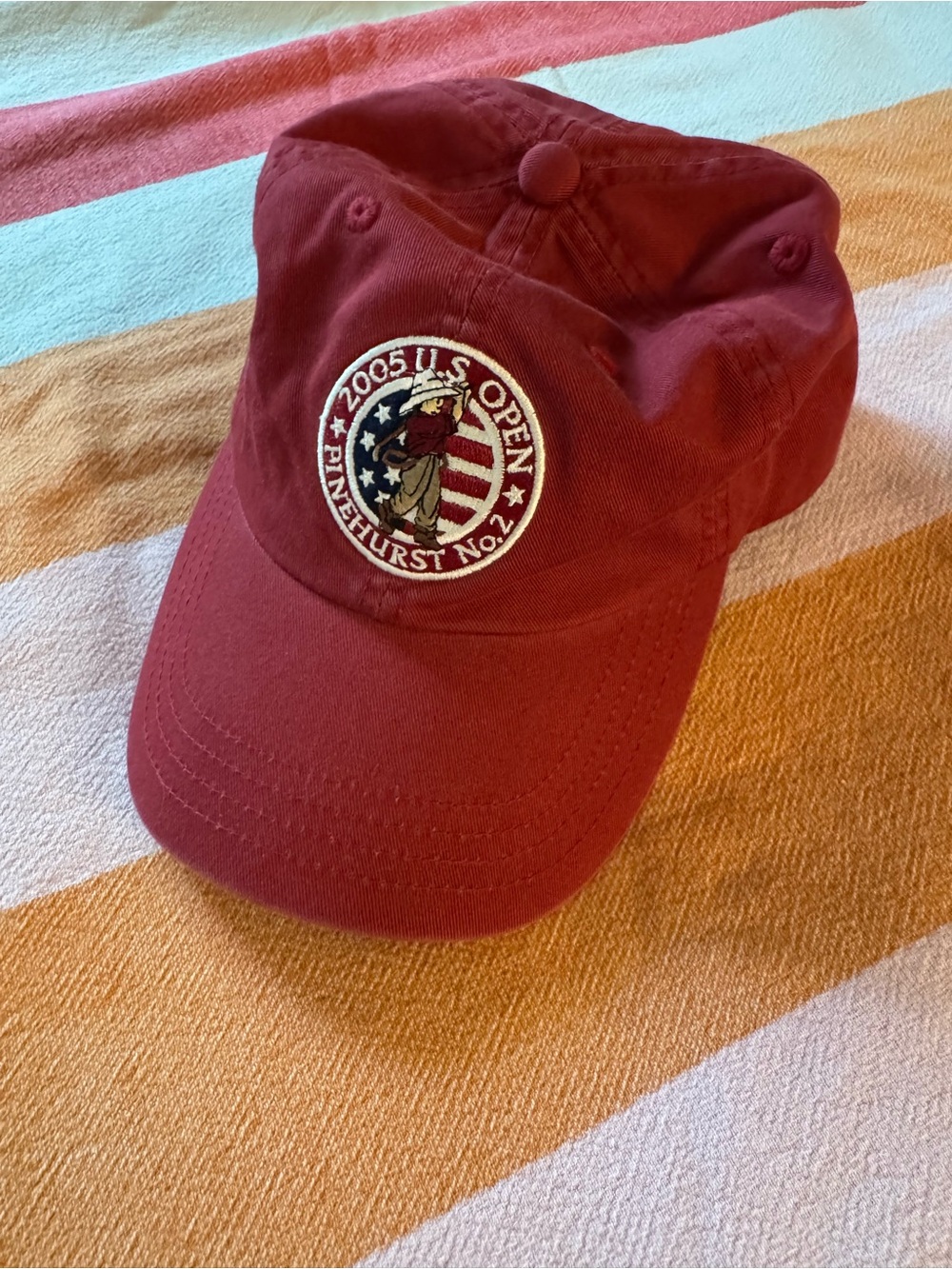 2005 U.S. Open Pinehurst No.2 Red hat Imperial Brand